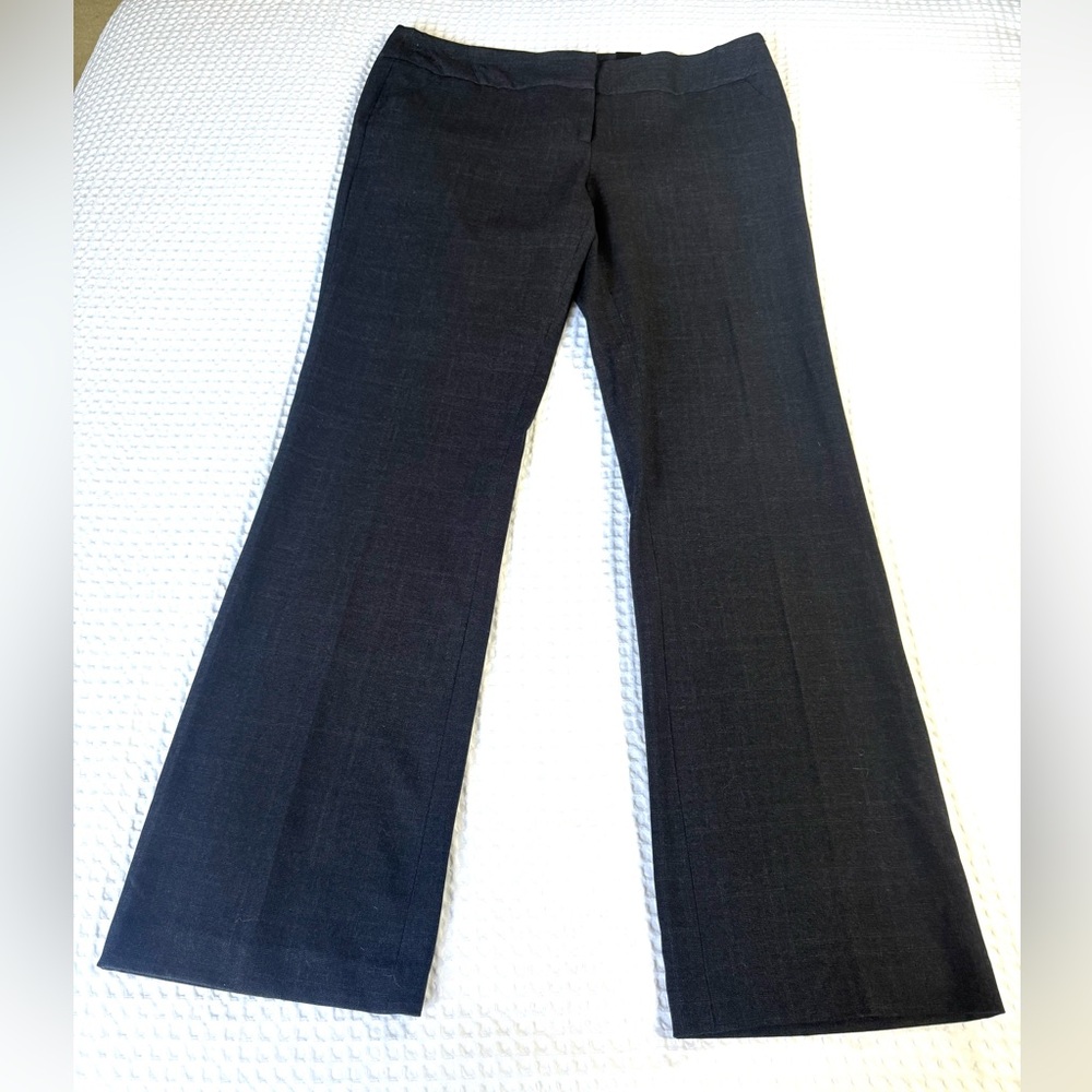 Amanda + Chelsea Dark Grey Straight Legged Pants Size 12 | Contemporary Fit